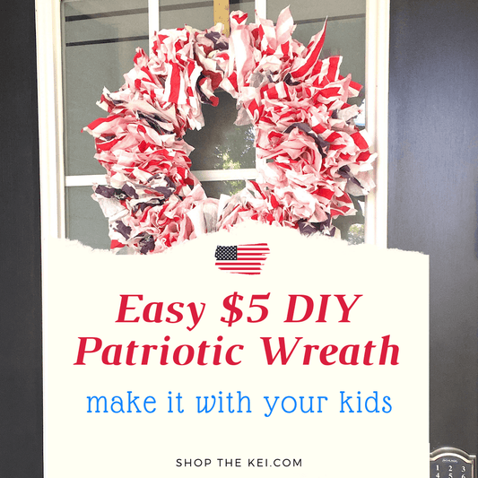 July Fourth DIY Wreath - Shop The Kei