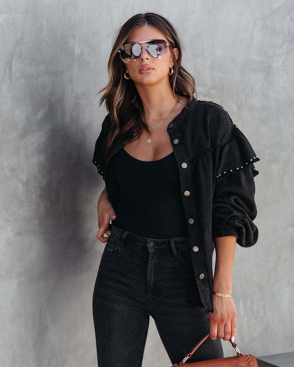 Alysa Shirt Jacket - Shop The Kei - Tops