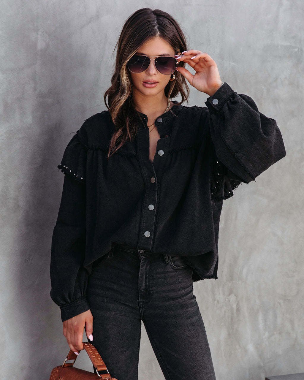 Alysa Shirt Jacket - Shop The Kei - Tops