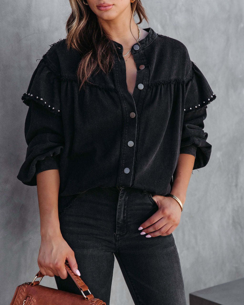 Alysa Shirt Jacket - Shop The Kei - Tops