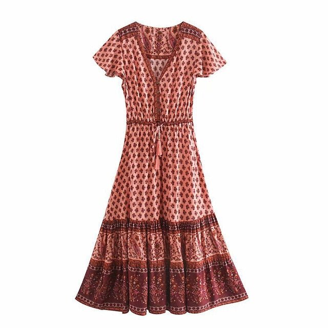 Cleo Midi Dress - Shop The Kei - Dresses