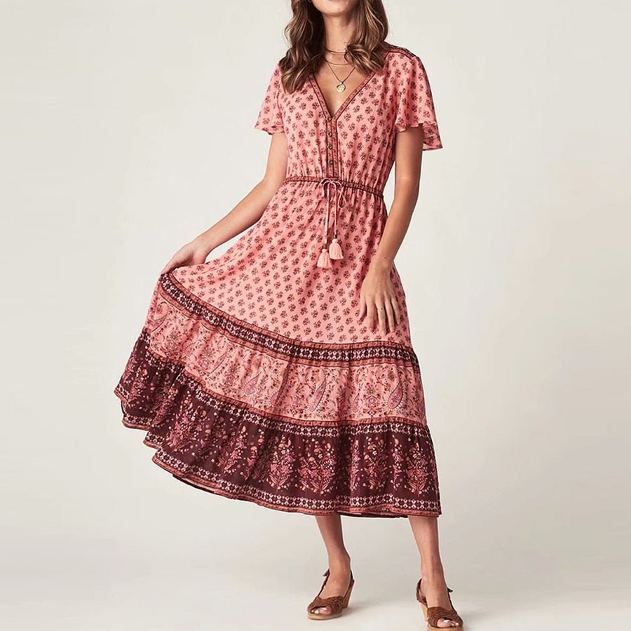 Cleo Midi Dress - Shop The Kei - Dresses