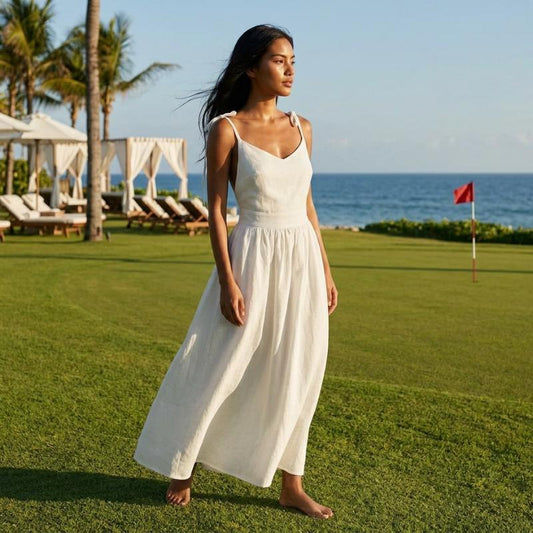 Isla Summer Dress, a boho-inspired maxi dress from Shop the Kei