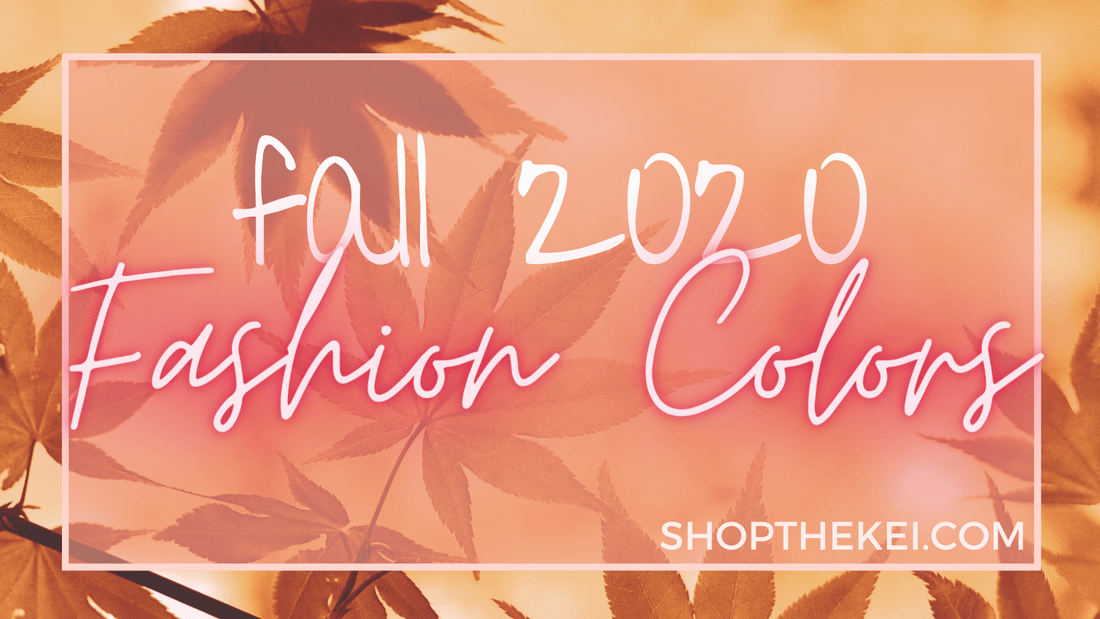 Fall 2020 Fashion Colors - Shop The Kei