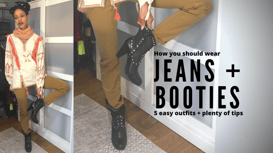 How to wear jeans with booties - Shop The Kei