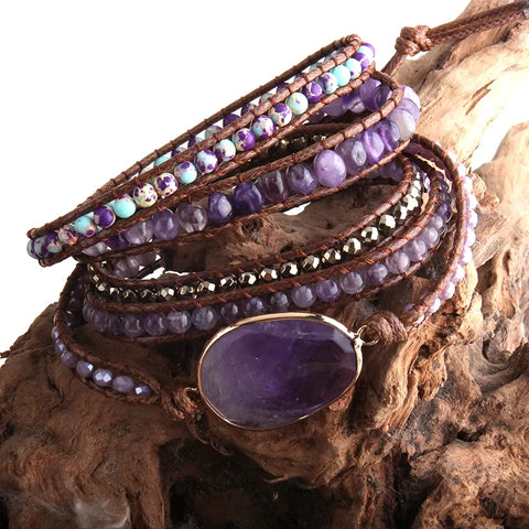 Boho Crystal Bracelet Set