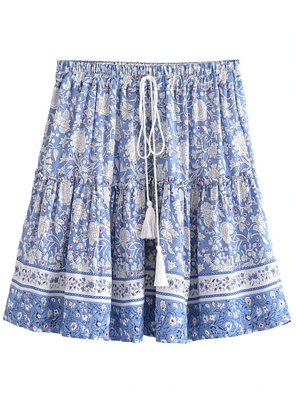 April Boho Mini Skirt