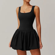 Classy Black Rinay Sport Dress from Shop the Kei activewear collection