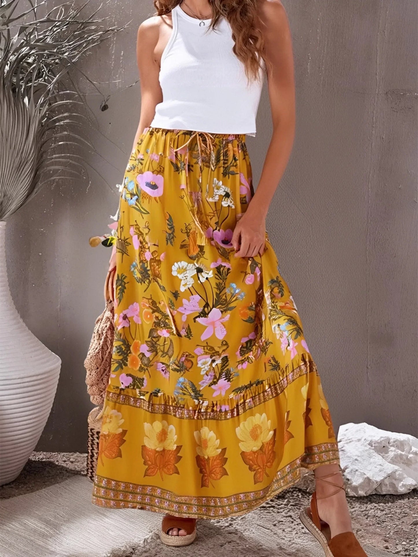 Poppy Summer Maxi Skirt