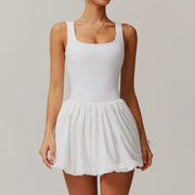 White Rinay Sport Dress from Shop the Kei activewear collection