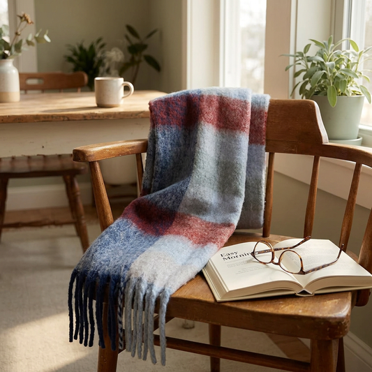 The Wanderlight Plaid Wrap
