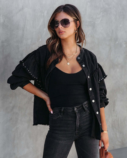 Alysa Shirt Jacket - Shop The Kei - Tops