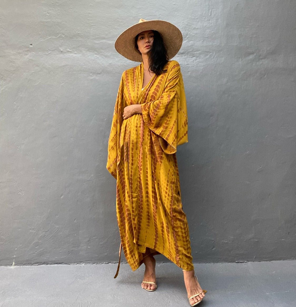 Free people shop retrograde kimono dress